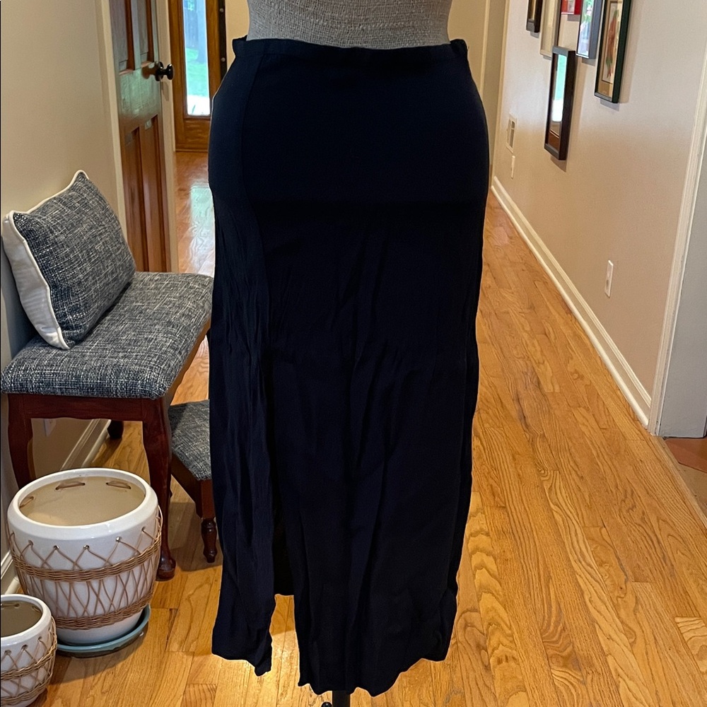 Elegant Black Maxi Skirt